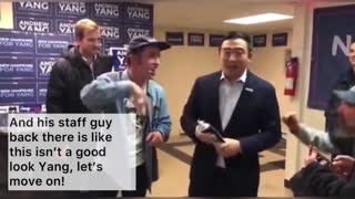 Top Awkward Moment from 2020 Election Season - Andrew Yang and Whipped Cream