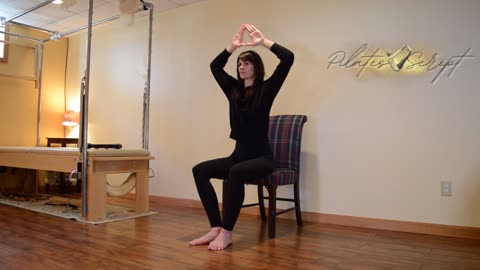 Authentic Pilates Seated Chair Head-to-Toes Workout