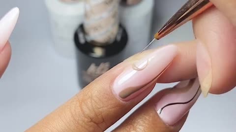 Simple and classy nail design-nail tutorial