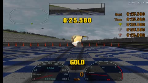 Gran Turismo 3 - License Test B-2 Gameplay(AetherSX2 HD)