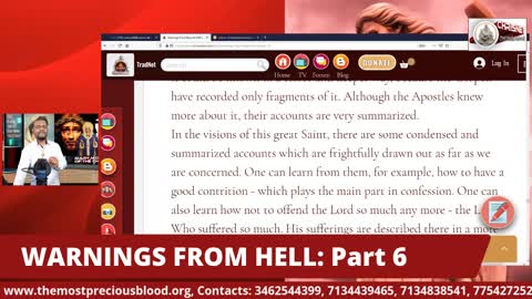 WARNINGS FROM HELL: Part 6 "MARY, THE MYSTICAL CITY OF GOD (Mary of Agreda and Catherine Emmerich)