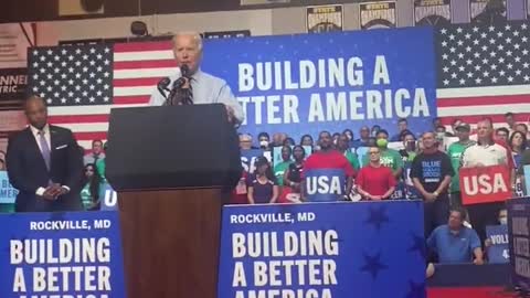 "You stole the election!," Protestor ejected from Biden rally