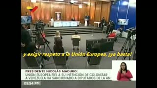 Maduro da 72 horas a la embajadora de la UE para que abandone Venezuela