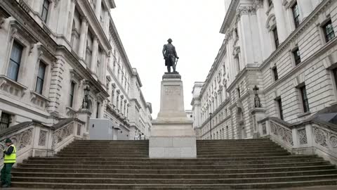 Imágenes de estatuas colonialistas en Londres