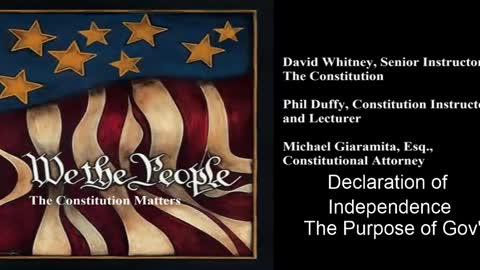 We The People | Declaration of Independence | The Purpose of Government