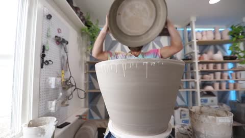 Making the BIGGEST POT EVER!!!!