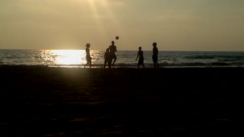 beach volleyball summer fun