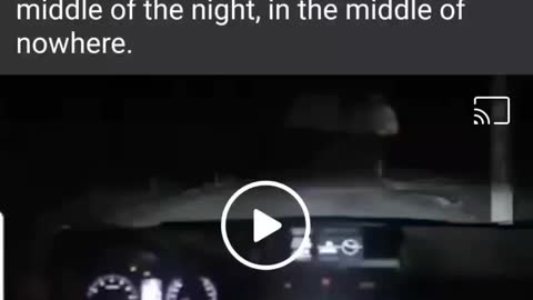 DON'T pull over at night for any reason....