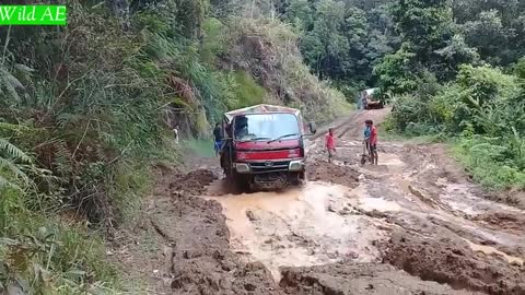 compilation of videos of destroyed roads