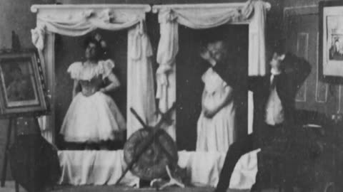 An Artist's Dream (1900 Original Black & White Film)