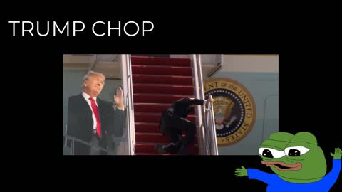 Biden Trips from Trumpahawk Chop