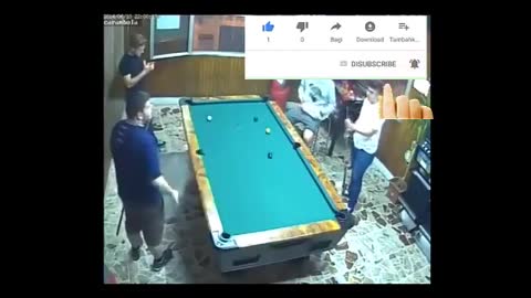 Funny pool players