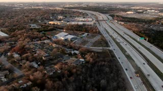 Austin, Texas 183 North Ariel View Time Lapse