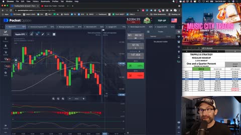 Triple Eight Pocket Option Binary Strategy Day 2 Live Trading Session