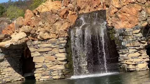 Spectacular Waterfall garden at NSW Australia