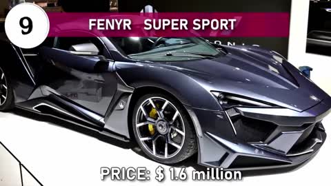 most expensive and fastest cars in the world