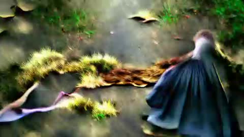 She Walks A Path Worn By Time Eternal