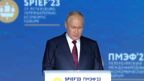 Putin at St. Petersburg Economic Forum