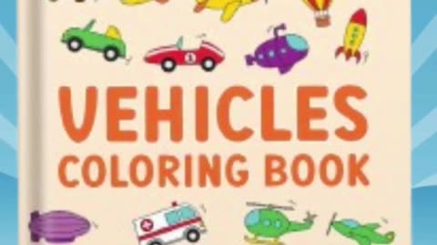 Vehicles Coloring Book
