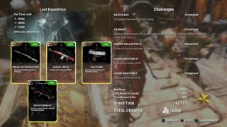 Rise of the Tomb Raider PS4 DLC Score Attack, Lost Expedition, maximum 81 items collection combos