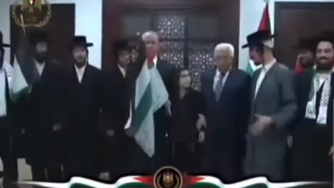 JUDAISM JEWS SHOW THEIR UNITED FRONT WITH Palestinian PRESIDENT MAHMOUD ABBAS