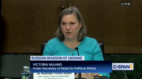 Under Secretary of State Victoria Nuland admits Ukraine has "biological research facilities"