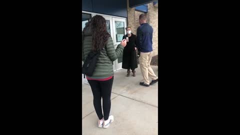 (Part 1)Liberal Teacher Mocks Disabled Veteran outside Hudsonville School Board Meeting