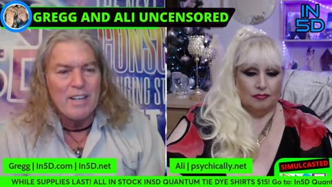 PsychicAlly and Gregg In5D LIVE and UNCENSORED #0036 Jan 2, 2024