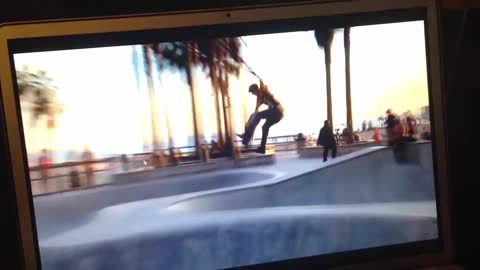 Aussie Reporter Mike Amor Hit In The Head By Flying Skateboard