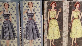 Dusty Blue Vintage 1950's junk journals