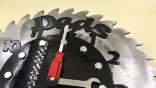 Custom Metal mancave clock