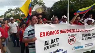 Habitantes de Crespo protestan por falta de seguridad