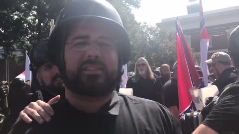 Matthew Heimbach who was at the Capitol is Anti-Capitalist and Anti-Trump