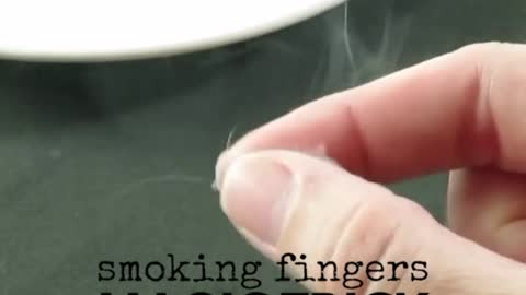 Cool Science Magic Trick – Smoking Fingers Trick