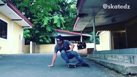 Collab copyright protection - skateboarding midair twisted ankle