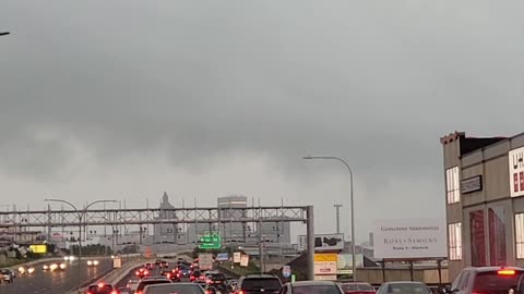 Traveling 95n in Providence RI caught big lightning