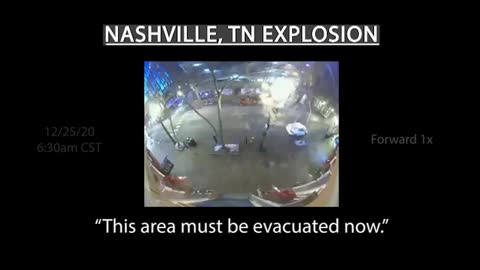 Nashville, TN Explosion [AUDIO/VIDEO IN REVERSE]