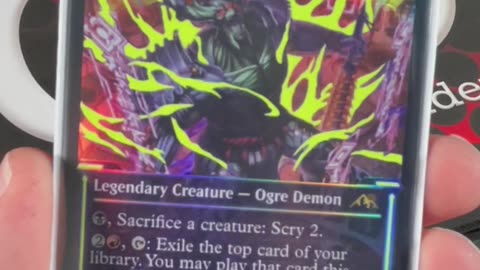 MTG Casual Commander : Vault - TJ - Hidetsugu, Devouring Chaos Promotional - (Neon Yellow)
