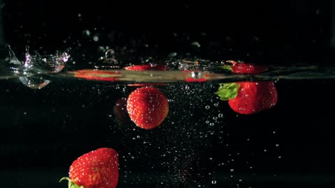 fruits water drop ..ultra hd video