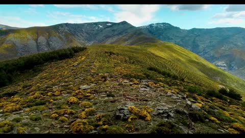 Drone captured beautiful footage of tableland