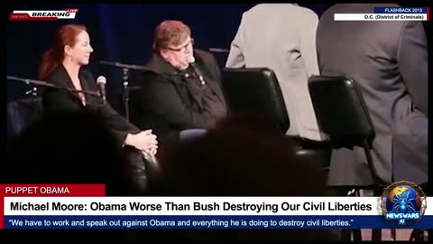 Michael Moore - Obama Worse Than Bush and is Destroying Our Civil Liberties