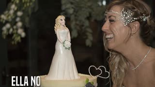 En la particular celebración de la boda de Laura lo único que faltó fue el novio