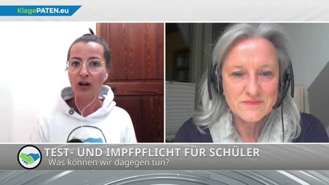 Re-Upload - Klagepaten interviewt Beate Bahner: Testungen / Impfungen an Schulen