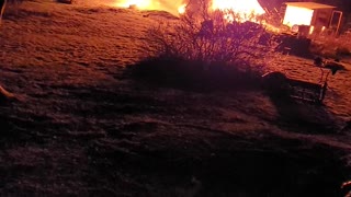 Barn fire before FD Arrived