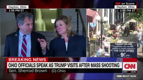 Ohio Sen. Sherrod Brown and Dayton Mayor Nan Whaley talk trash