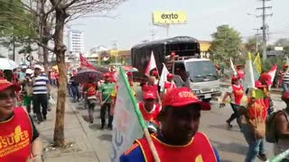 Video: Marcha del Día del Trabajo