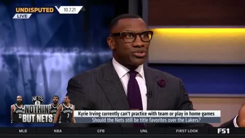 UNDISPUTED | Shannon reacts to Kyrie Irving currently can't practice with team or play in home game