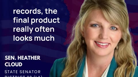 Sen. Heather Cloud on Crafting Legislation