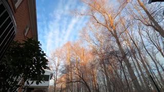 Time lapse of starch and fast clouds