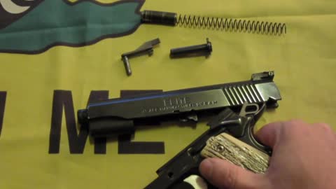 Basic Firearms Disassembly #3: M1911 semiautomatic pistol